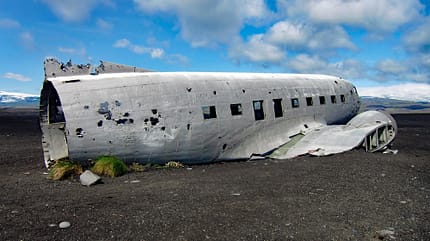 Island, Skytrain, C-117D, Wrack