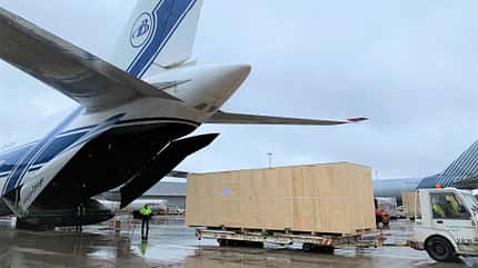 DB Schenker, Antonow, Volga-Dnepr, An-124, Impfstoff, Corona