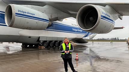 DB Schenker, Antonow, Volga-Dnepr, An-124, Impfstoff, Corona