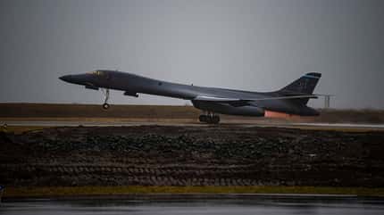 B-1B, Lancer, Bone,USAF 9th EBS concludes BTF Europe operations