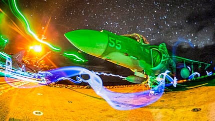 USMC, AV 8B USS Boxer Night Flight Operations