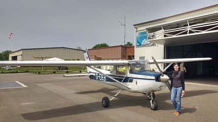 Ulrike Ebner, Cessna 152