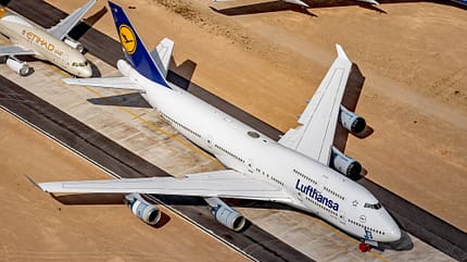 Lufthansa, 747-400, Jumbo, Boeing 747