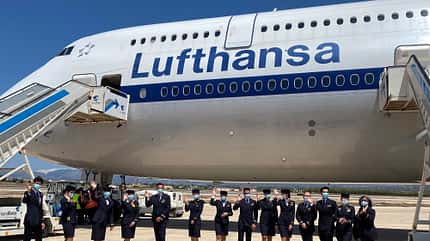 Retro-Jumbo, Lufthansa, 747-8I, 747, Jumbo, Palma, Mallorca