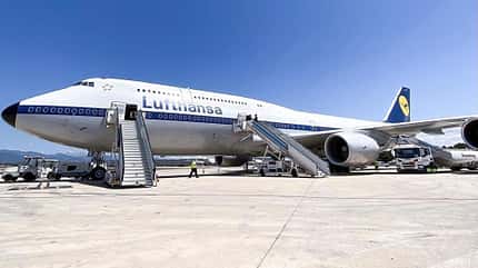 Retro-Jumbo, Lufthansa, 747-8I, 747, Jumbo, Palma, Mallorca