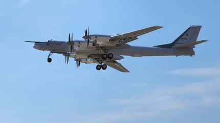 Tu-95MSM, Tupolew, UAC, OAK, Taganrog, Bomber, Die Tupolew Tu95MS der russischen Luft- und Weltraumkräfte werden auf den MSM-Standard modernisiert.