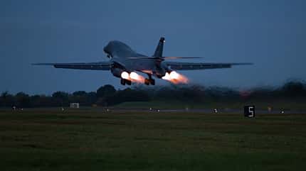 B-1B, Lancer, Bone, Rockwell, Bomber Task Force