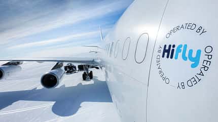 A340, Südpol, Antarktika