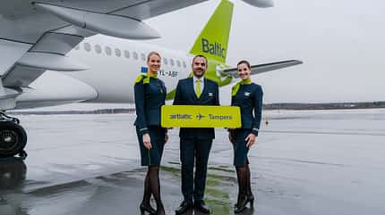 airbaltic, air baltic, Tampere