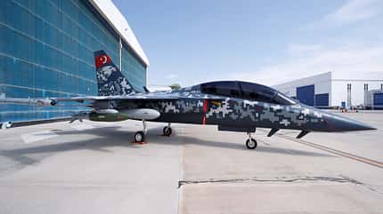 Hürjet Überschall-Strahltrainer von Turkish Aerospace Industries.