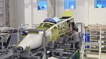 Hürjet Überschall-Strahltrainer von Turkish Aerospace Industries.