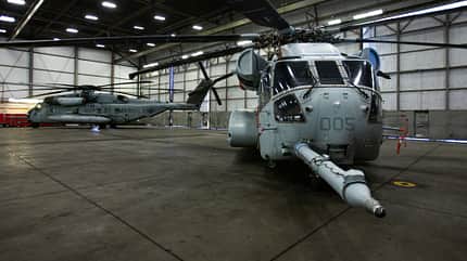 CH-53K, King Stallion, Sikorsky, Marine Corps Die Marine Heavy Helicopter Squadron (HMH) 461 in New River, North Carolina, ist die erste CH-53K King Stallion Staffel des US Marine Corps.