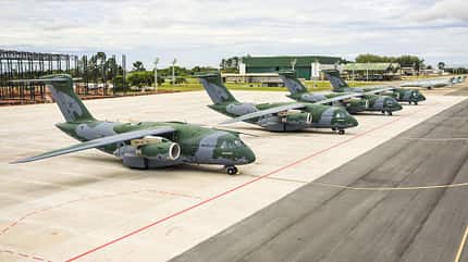 KC-390, Embraer, FAB, KC-390 der brasilianischen Luftstreitkräfte.