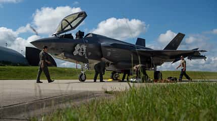 F35, Spangdahlem, USAF, NATO, Stealth F-35s arrive at Spangdahlem