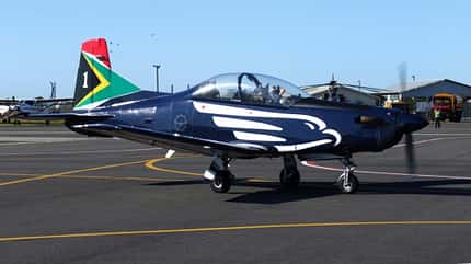 Silver Falcons, Pilatus, PC7, SAAF, Südafrika, South African Air Force
