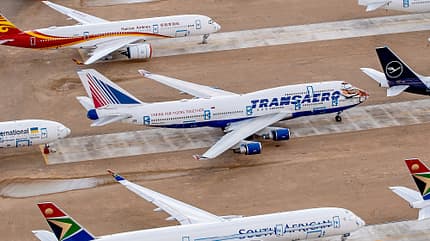 Tiger, Transaero, 747, Teruel