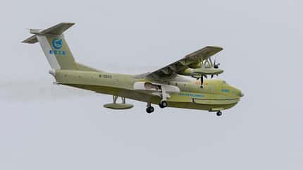 China's New Configuration AG600 Large Amphibious Aircraft Makes Maiden Flight