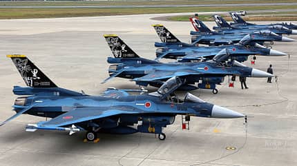 JASDF, Japan Air Self Defense Force, F2A, F2 Mitsubishi