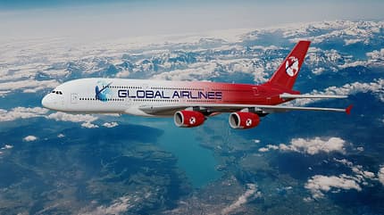 Global Airlines, Startup, A380