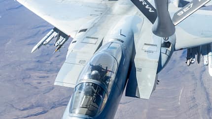 F15, Eagle, Sentry Eagle, KC135, Luftbetankung, USAF, ANG