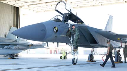 F15, Eagle, Sentry Eagle, KC135, Luftbetankung, USAF, ANG