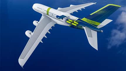 A380, Wasserstoff, Hydrogen tanks, ZEROe, Airbus