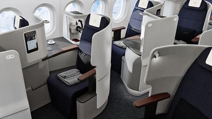 Lufthansa, Allegris, Kabine Lufthansa stellte am 14. Oktober 2022 seine neue Langstreckenkabinenaustattun "Allegris" vor.