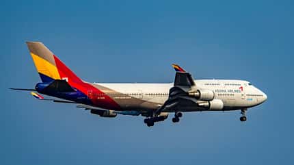 Boeing 747 400, Jumbo, HL 7428, HL7428, Queen of Skies, Asiana Airlines