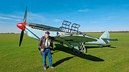 Hispano, HA 112, Messerschmitt, Bf 109, WW2, Zweiter Weltkrieg, Spanien, Deutschland, England, Klassiker, Erlebnissflug, Restauration