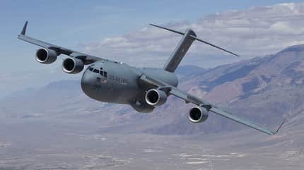 Boeing C-17 Globemaster Edwards welcomes back Air Force's first C-17