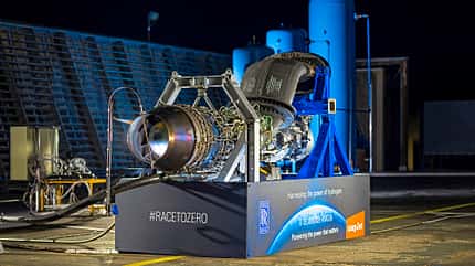 Rolls Royce, AE2100, Hydrogen engine, Wasserstoff Triebwerk, easyjet, Wasserstofftest
