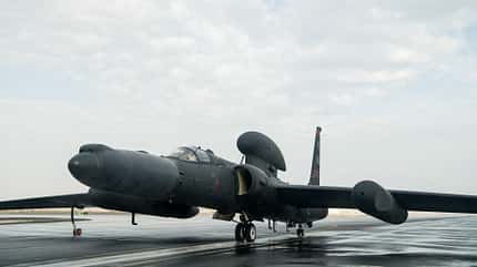 U-2 Dragon Lady Takes-off from Al Dhafra Air Base