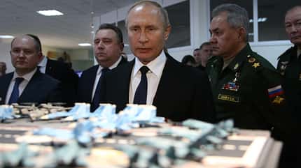 Admiral Kusnezow, Kuznetsov, Russland, Flugzeugträger Russian President Vladimir Putin visits Sevastopol