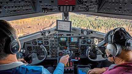 DC3, Basler, BT67, Bell Geospace