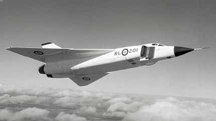 Avro Canada, CF105, Kanada, Langstrecken Abfangjäger, CF105 Arrow, RCAF, Royal Canadian Air Force, Orenda, Iroquois Triebwerk