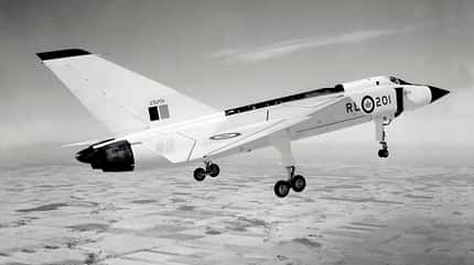 Avro Canada, CF105, Kanada, Langstrecken Abfangjäger, CF105 Arrow, RCAF, Royal Canadian Air Force, Orenda, Iroquois Triebwerk