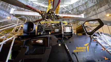 Atak 2, Turkish Aerospace, Kampfhubschrauber, Türkei, Atak ATAK-2 helicopter starts engine for the first time in Ankara