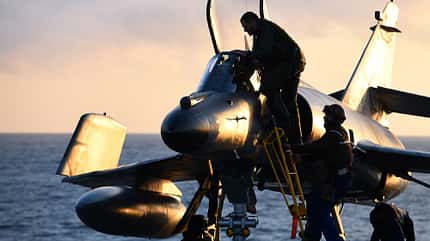 Super Etendard, Marine, Frankreich, Dassault FRANCE-ARMY-NAVY-DEFENCE