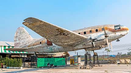 Thailand, Flugzeugfriedhof, Markt, Ruhestand, Reise, Reportage, DC 3, Klassiker, Oldtimer