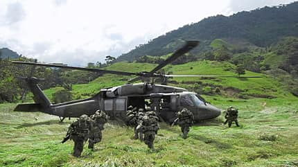 División de Aviación Asalto Aéreo, Kolumbien, Militär, UH-1N, UH-60, AN-32, Huey II, Mi-17, King Air 350, S-70i, Südamerika, Dschungel, Jungle, Luftwaffe, Drogen, Terrorismus