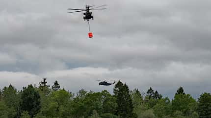 CH53, Luftwaffe, Sikorsky, Waldbrand, Löschbomber, Bundeswehr, HSG64, Laupheim, Lechstaustufe