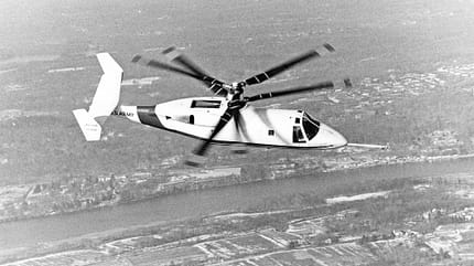 S69, S 69, Sikorsky, Sikorsky S69, XH 59A, Advancing Blade Concept, ABC, US Army, NASA, Schnellflug, Windkanal