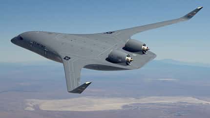 ZetZero, BWB, Blended Wing Body, USAF, Demonstrator, 2027 BWB-Demonstrator von JetZero für die US Air Force.