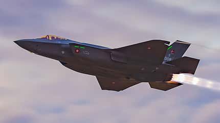 F-35, Dänemark, Skrydstrup, Die ersten F-35A der dänischen Lufstreitkräfte trafen am 14. September in Skrydstrup ein.