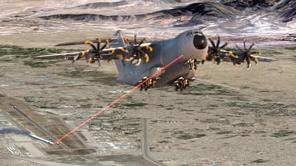 A400M, DIRCM, Elbit Systems, Diehl, J-MUSIC, A400M mit DIRCM-System