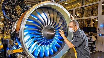 Businessjet, Triebwerk, Turbofan, Pratt Whitney, PW812GA, Endmontage, PW 812 GA