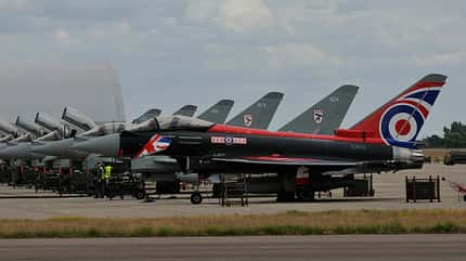 Eurofighter, Typhoon, Royal Air Force, Blackjack, ZJ914, Display, Airshow