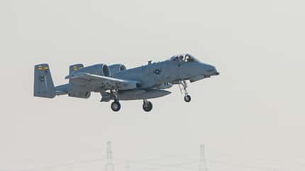 A-10 Landung Wüste