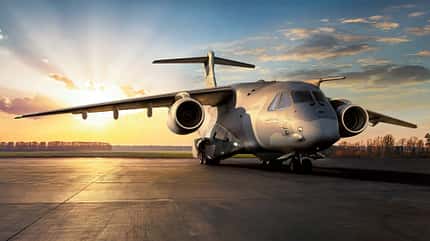 Embraer, KC-390, Transporter, Brasilien, Tschechien, Bestellung, Militär Embraer KC-390 Artist Impression am Boden