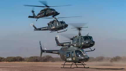 Chile, Schwarze Panther, Militär, Hubschrauber, Helikopter, Bell, UH-60, UH-1, Bell 412, Bell 206, Heeresflieger, SAR, Kampf